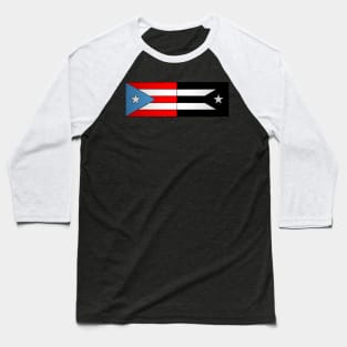 Puerto Rican Flags Baseball T-Shirt